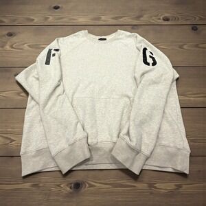 FEAR OF GOD Seventh Collection FG Logo Mens XL Beige Crewneck Sweatshirt